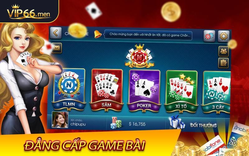 Giới thiệu chuyên mục Game bài VIP66
