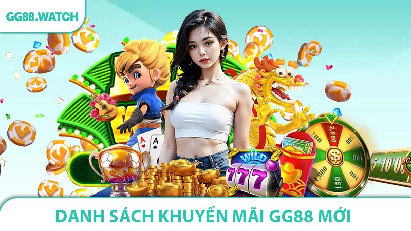 Danh sách khuyến mãi GG88 mới và HOT nhất
